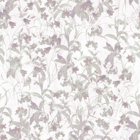 Serene Watercolor Botanical Trail Wallpaper⁠