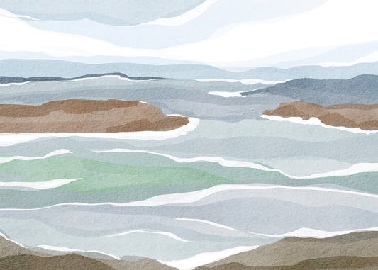 Atlantic Ocean view Wall Mural