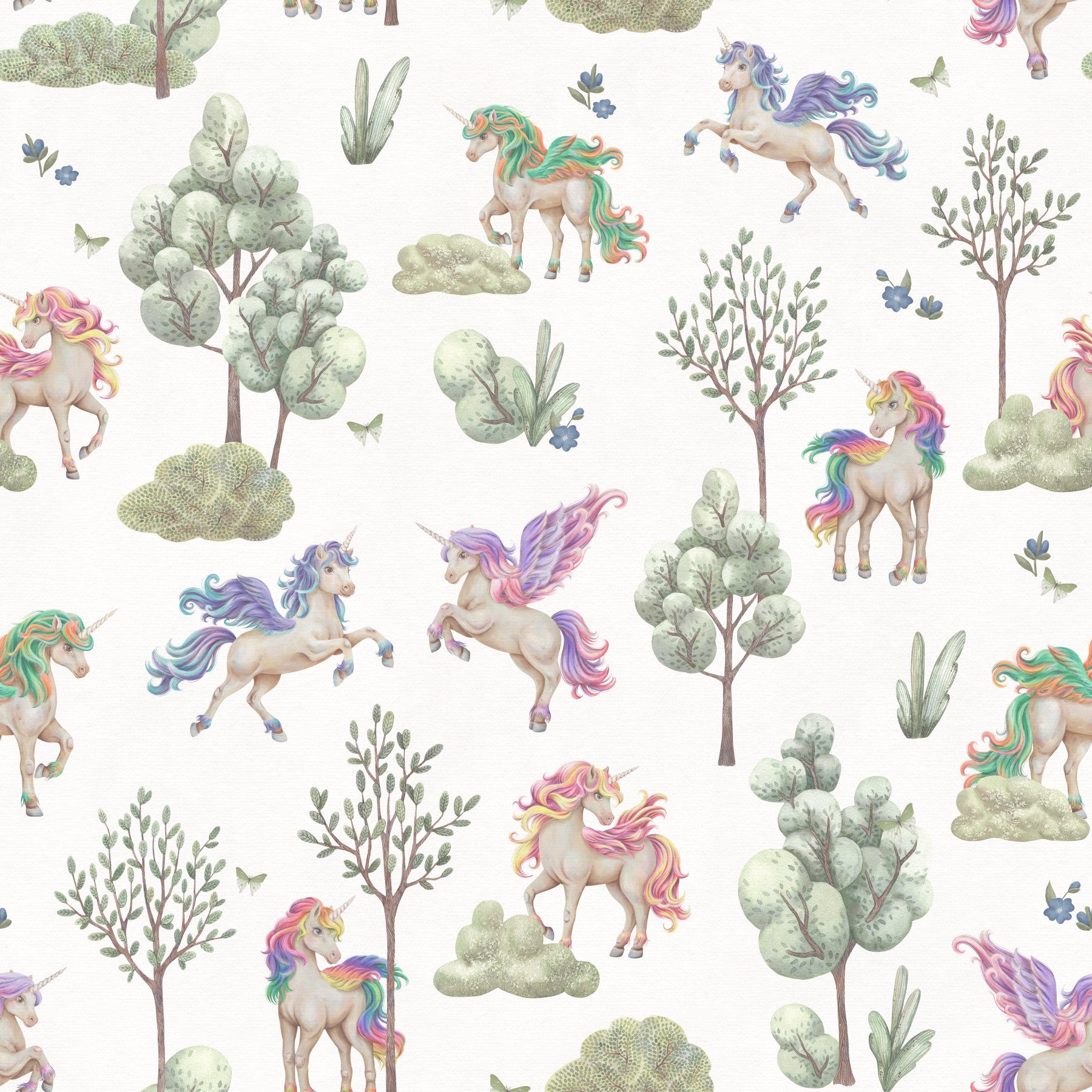Magical Unicorn Forest Adventure Wallpaper⁠