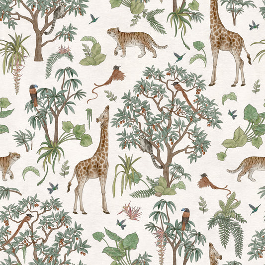 Exotic Wildlife Forest Trail Wallpaper⁠