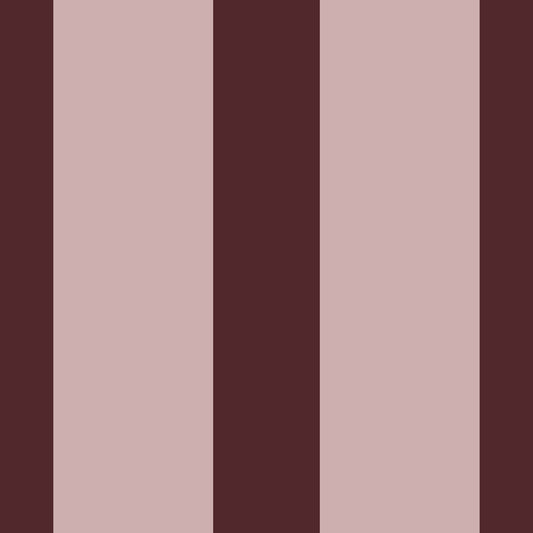 Minimalist Taupe and Chocolate Stripe Wallpaper⁠
