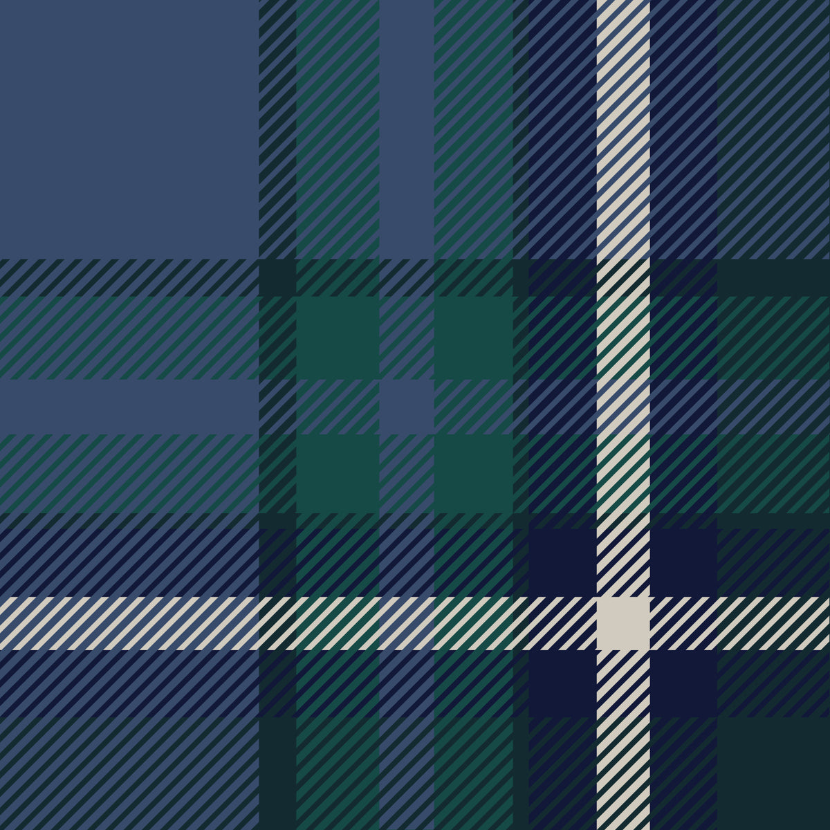 Heritage Tartan Check Wallpaper⁠ in your room