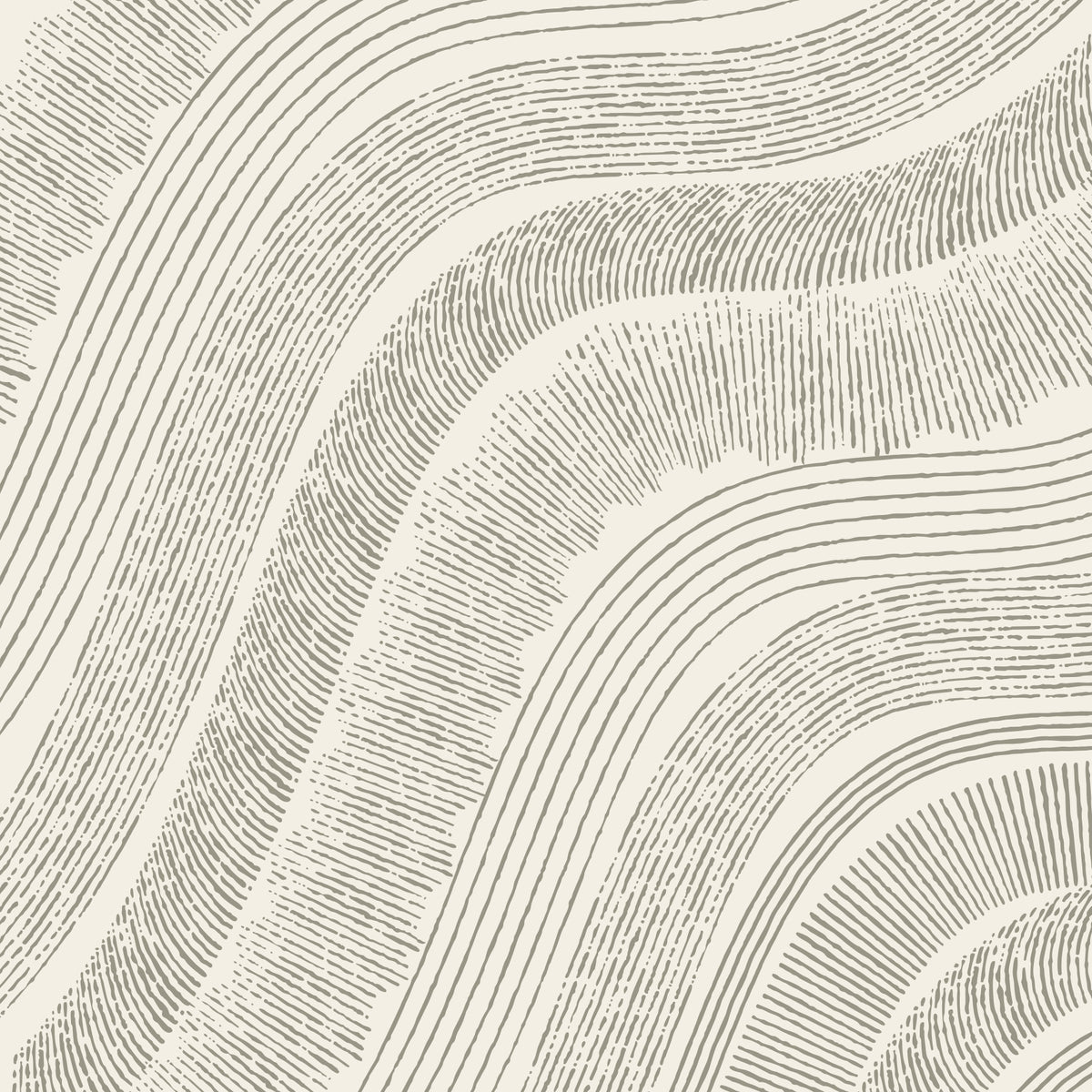Minimalist Flowing Line Etching Wall Mural in your room
