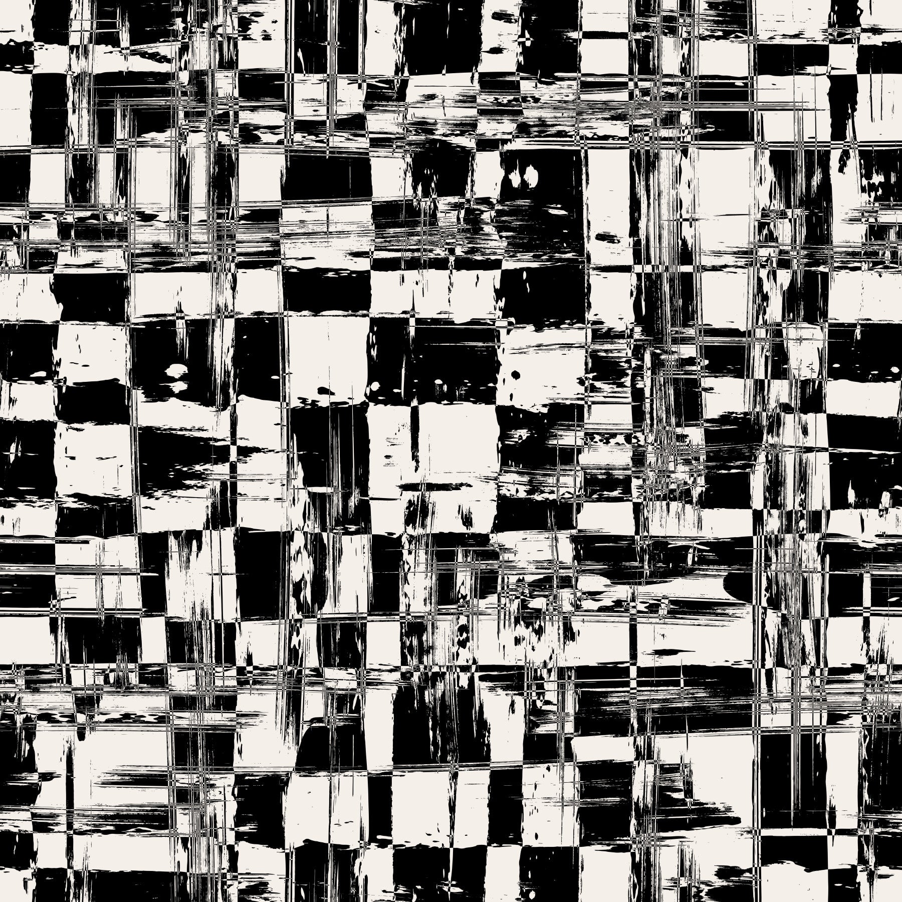 Abstract Ink Grid Mural Wallpaper⁠