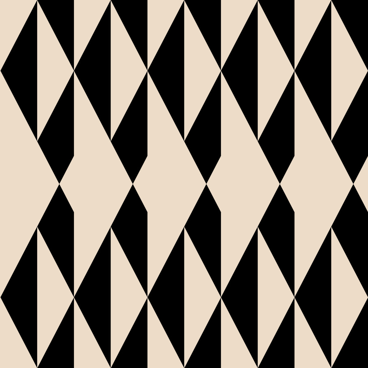 Monochrome Geometric Diamonds Wallpaper⁠ in your room — zoomed