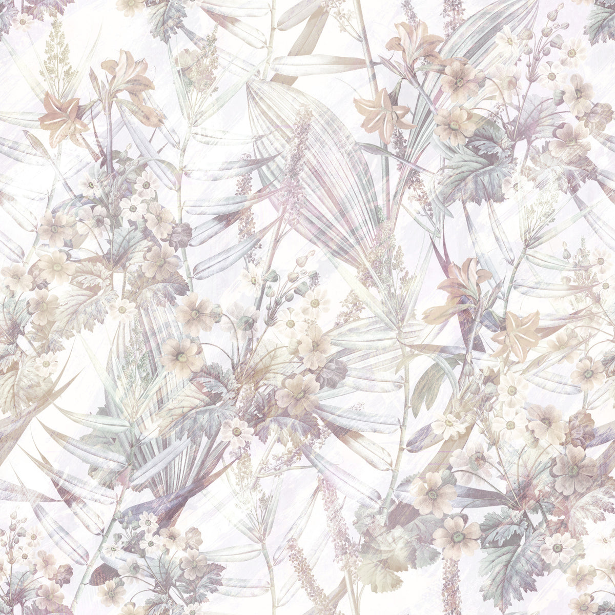 Ethereal Meadow Botanical Bloom Wallpaper⁠ in your room