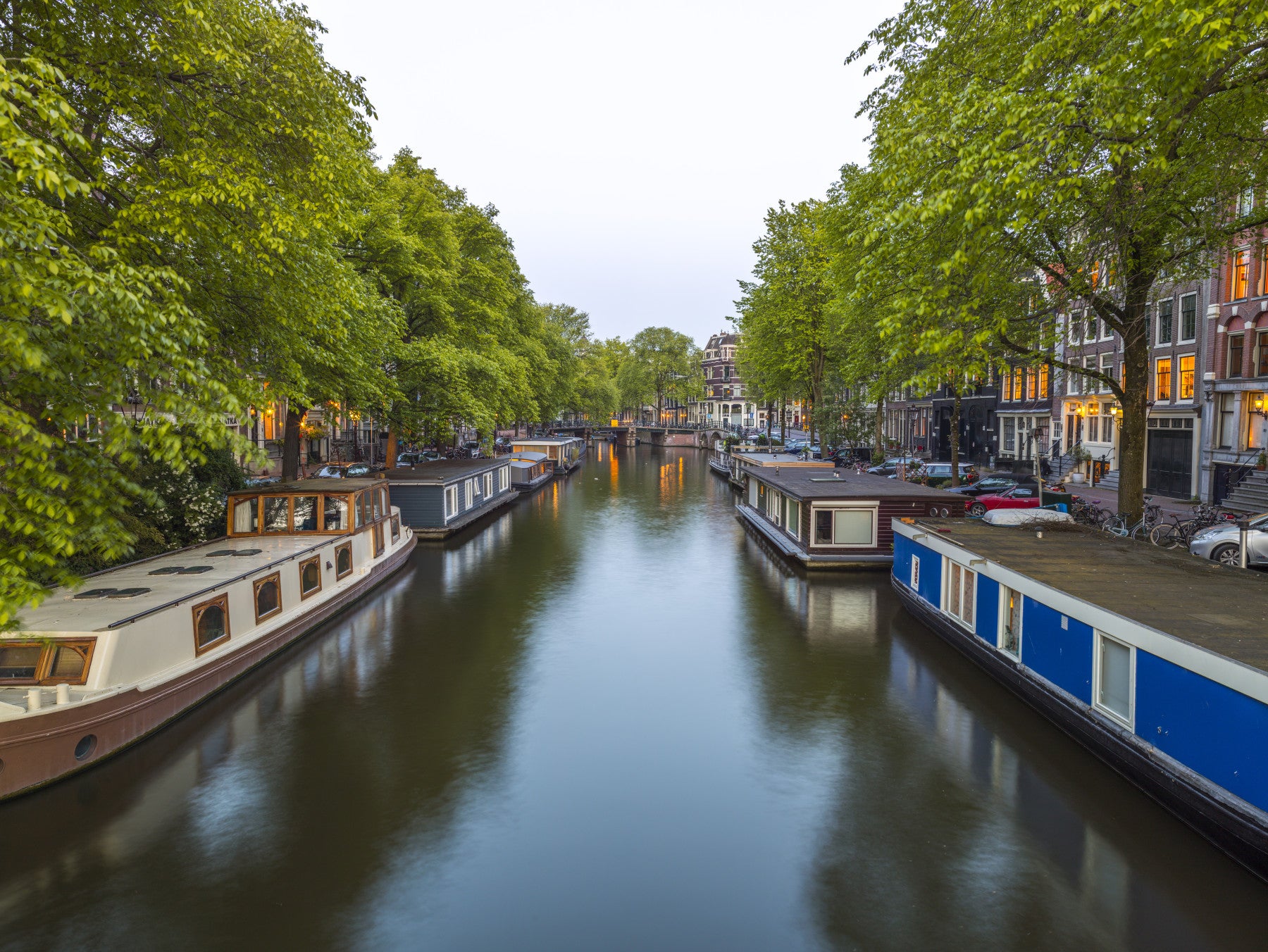 Amsterdam Riverside Reflection Wall Mural