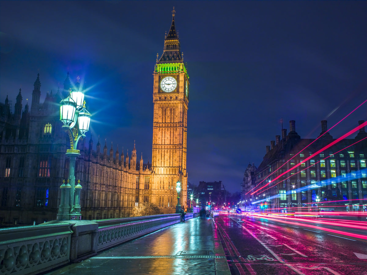 London Metropolitan Glow Wall Mural in your room