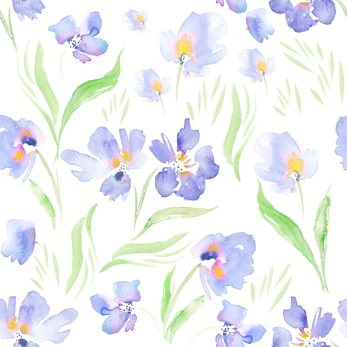 Soft Lavender Botanical Garden Wallpaper⁠