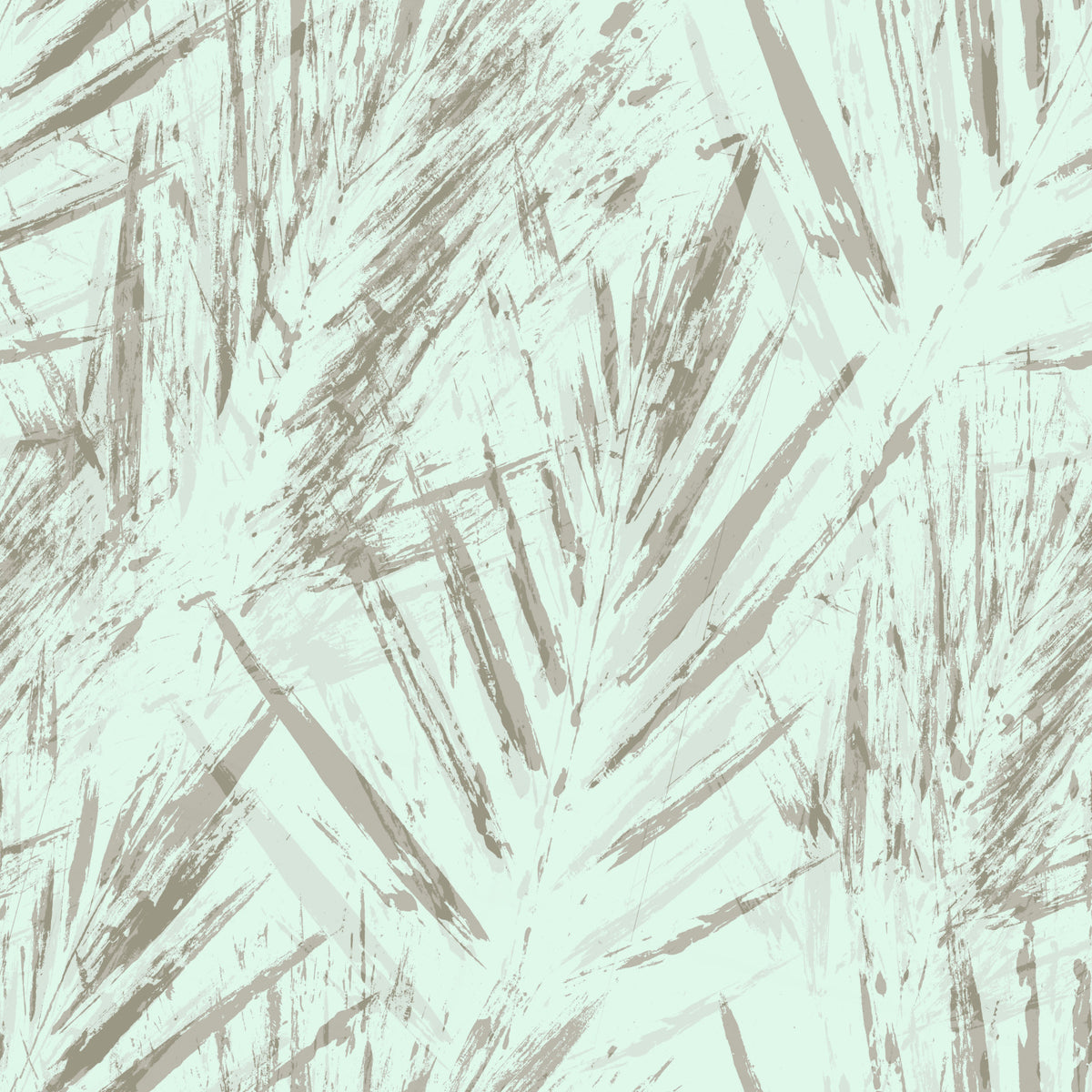 Ethereal Palm Frond Abstract Wallpaper⁠ in your room — zoomed