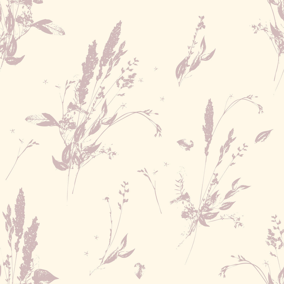 Blush Meadow Botanicals Wallpaper⁠ in your room