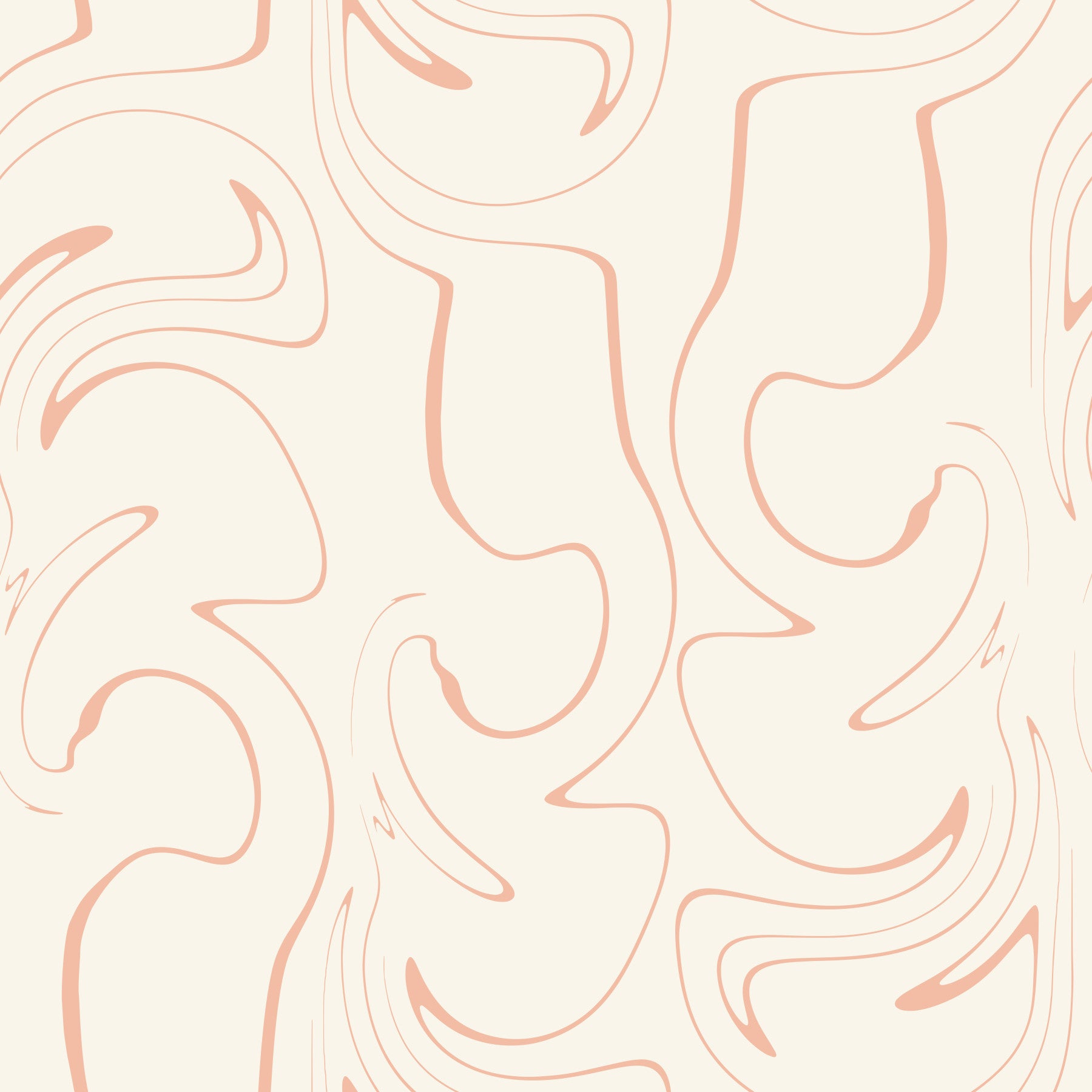 Soft Blush Swirls Wallpaper⁠