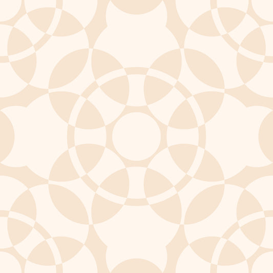 Cream Geometric Arcs Wallpaper⁠