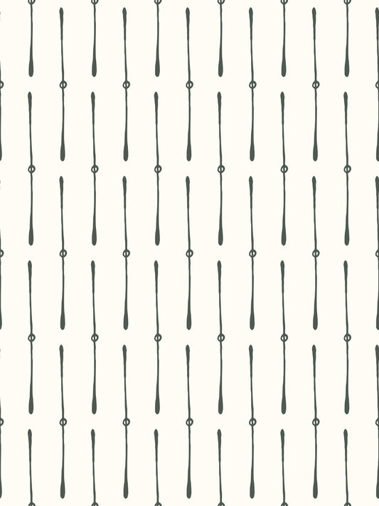 Modern Linear Spaced Strokes Pattern Wallpaper⁠