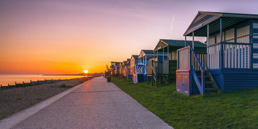 Golden Hour Promenade Wall Mural