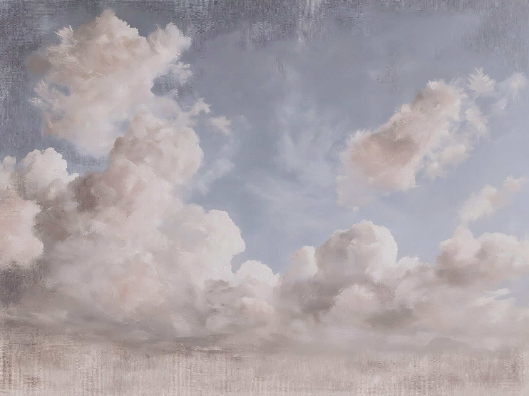 Ethereal Drift Painted Sky Wall Mural