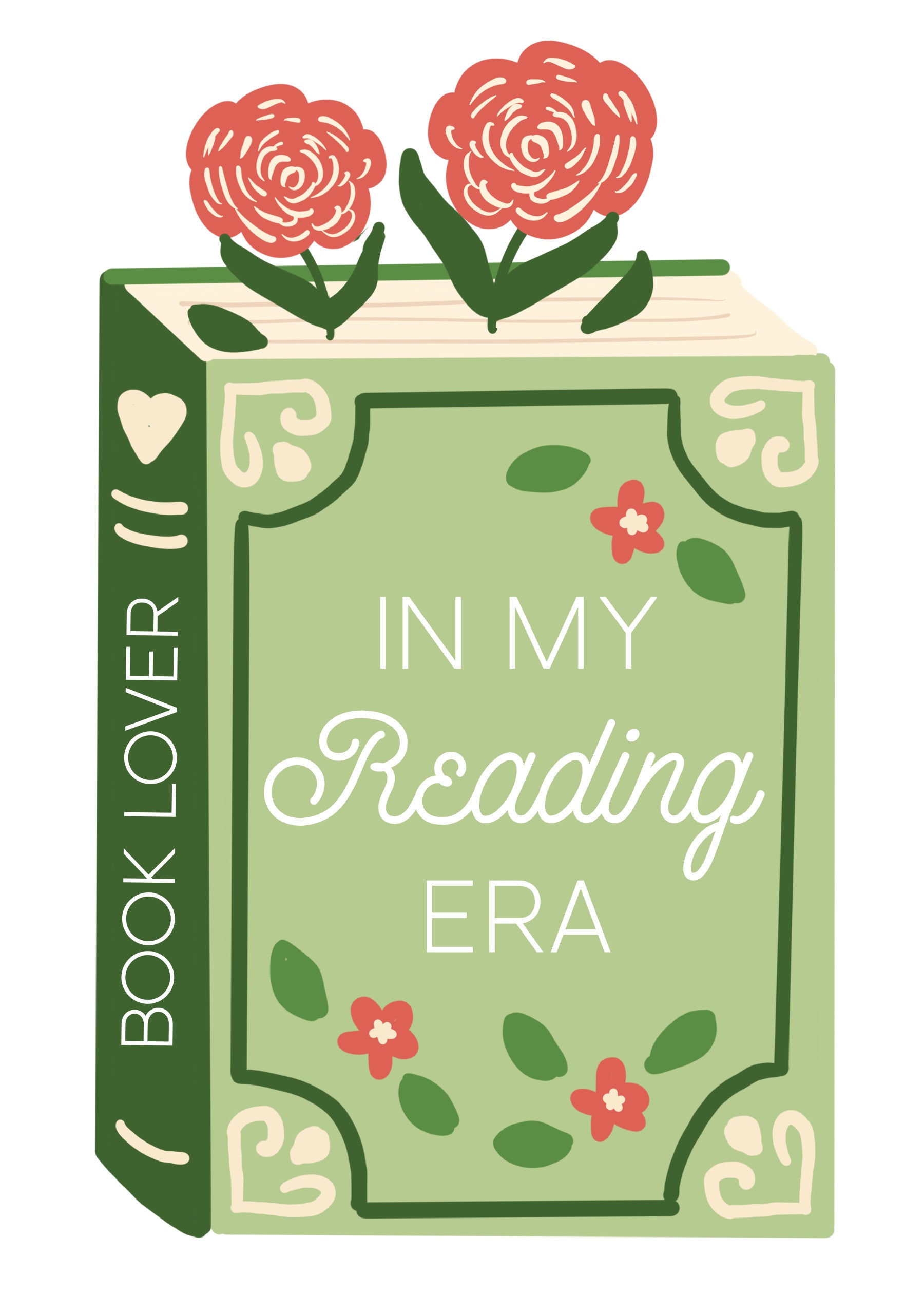 Book Lover Reading Era Wall Mural