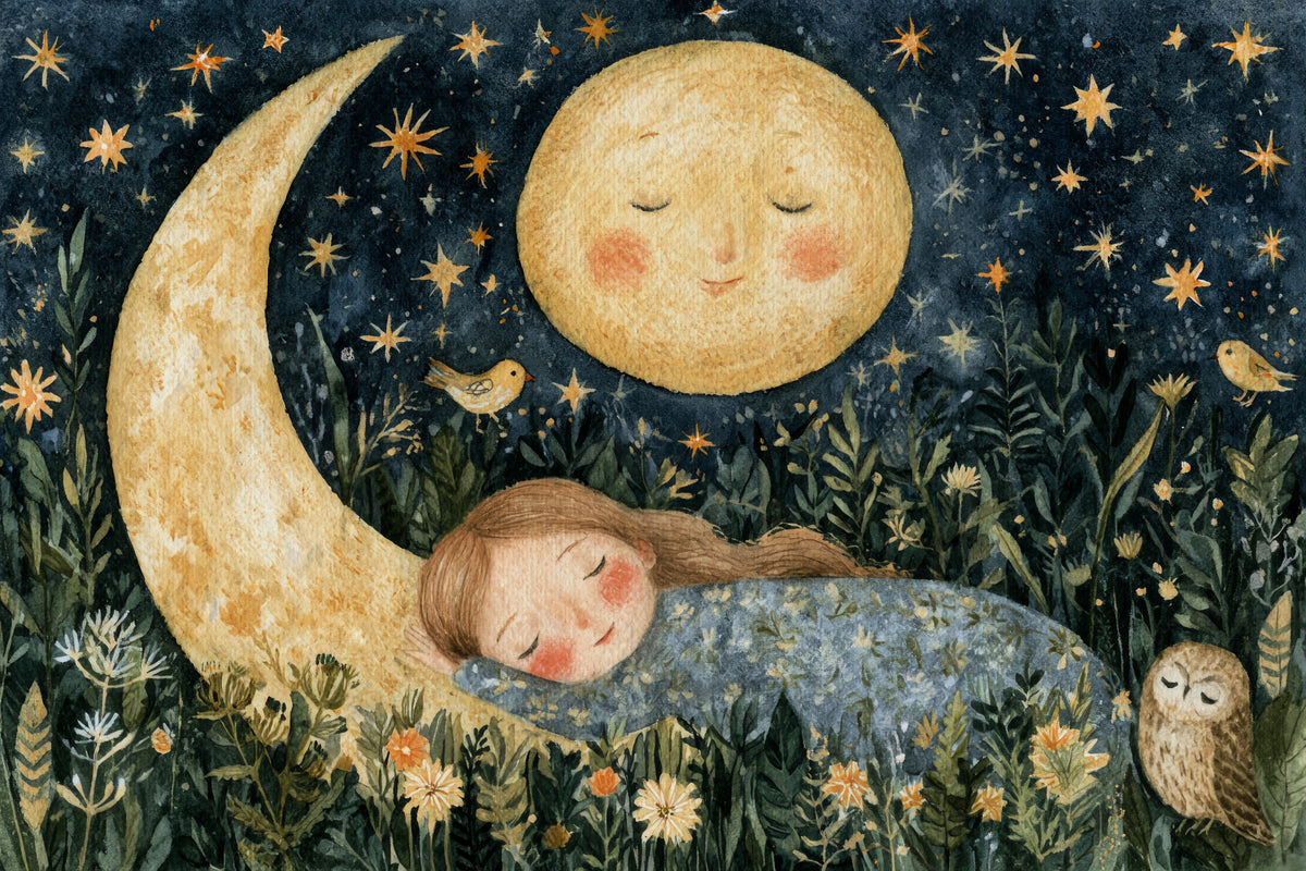 Celestial Woodland Dreamscape Wall Mural in your room