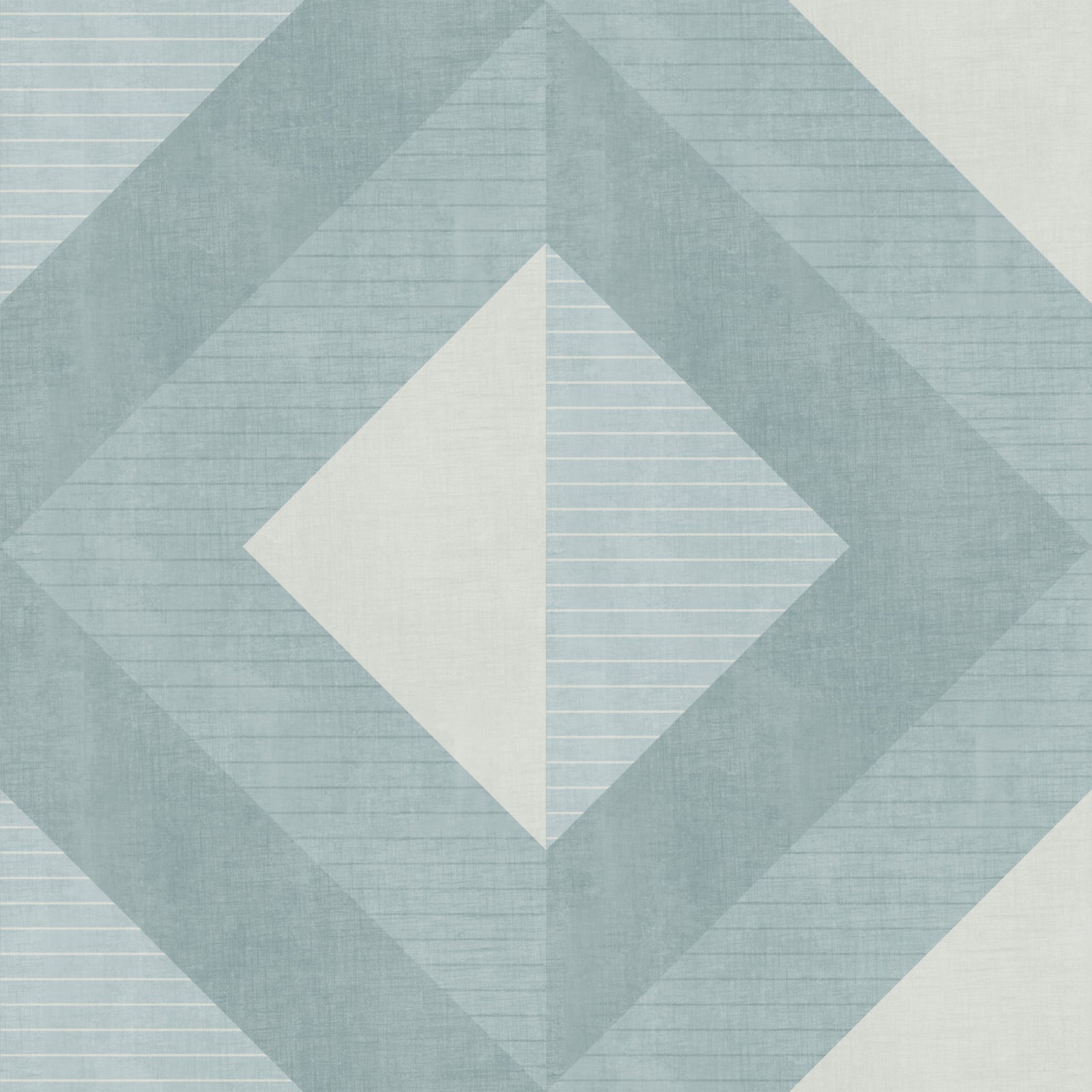 Cerulean Geometric Diamond Layer Wallpaper⁠