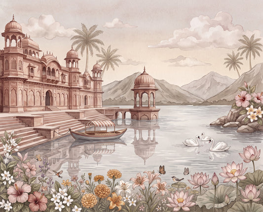 The Swan Lake Palace Wall Mural