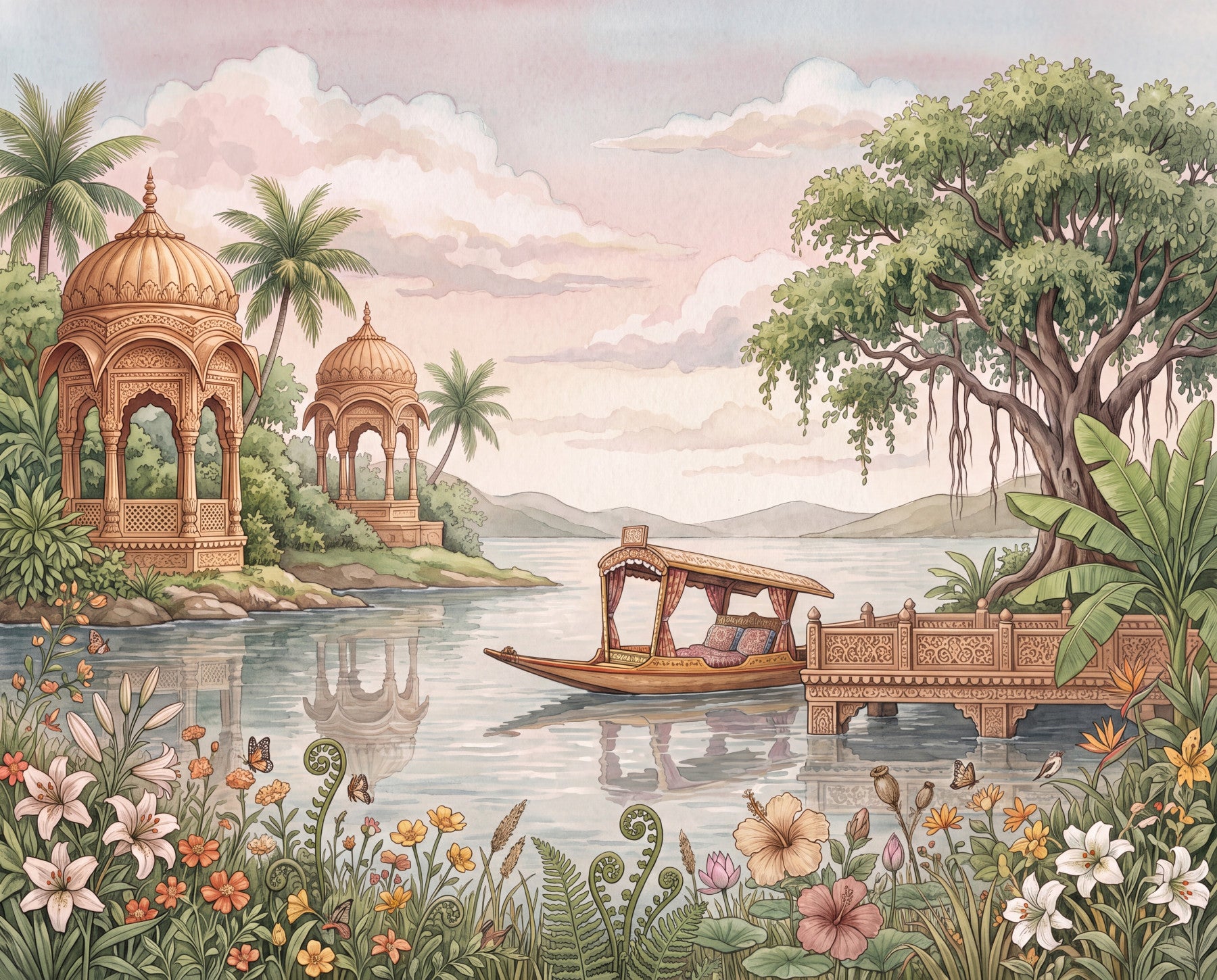 Raj Angan Wall Mural