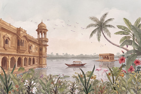 Jheel Mahal Wall Mural