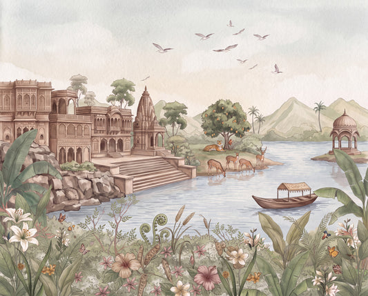 Haveli Ghat Wall Mural