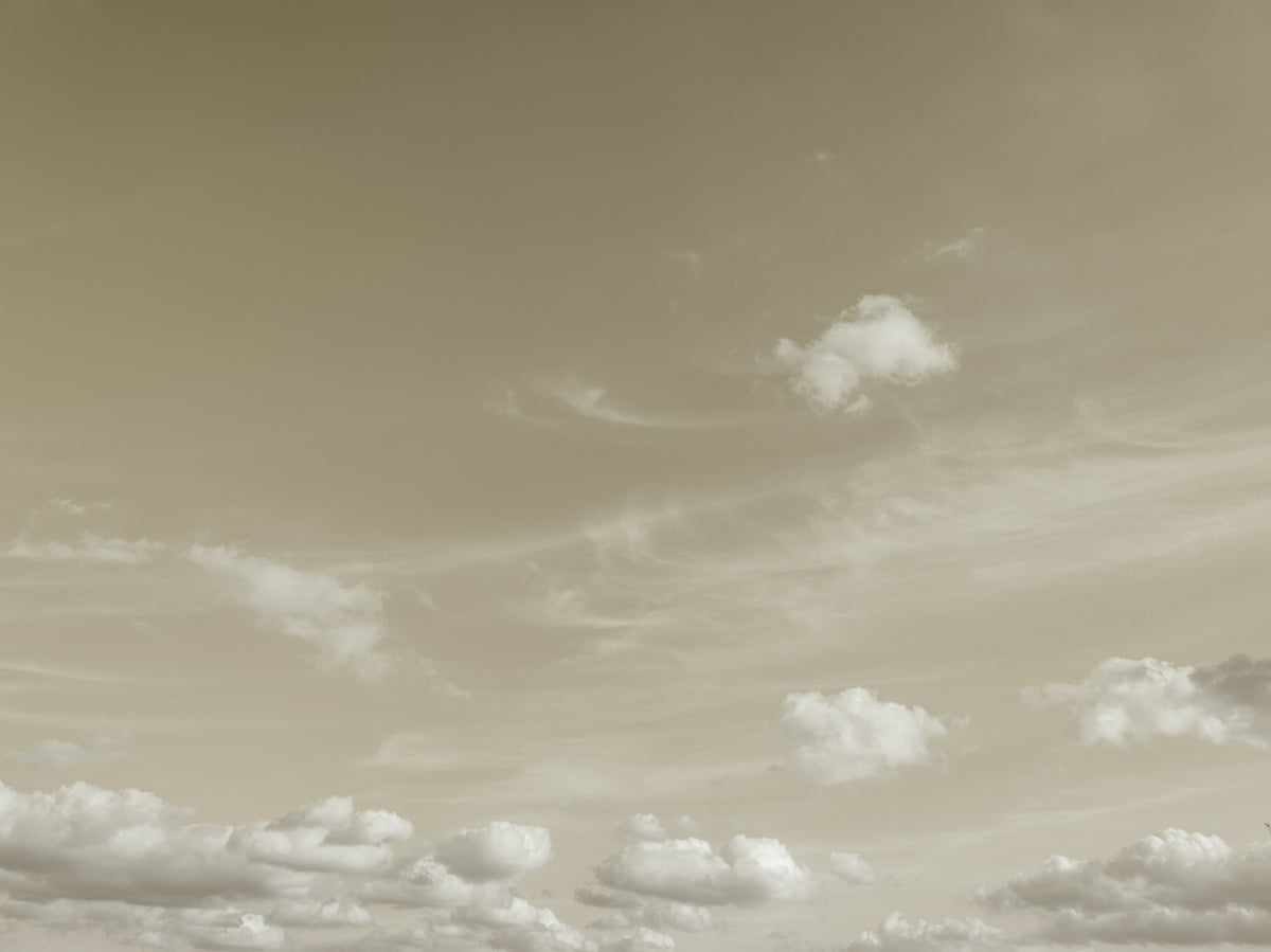 Muted Clouds Ethereal Horizon Wall Mural