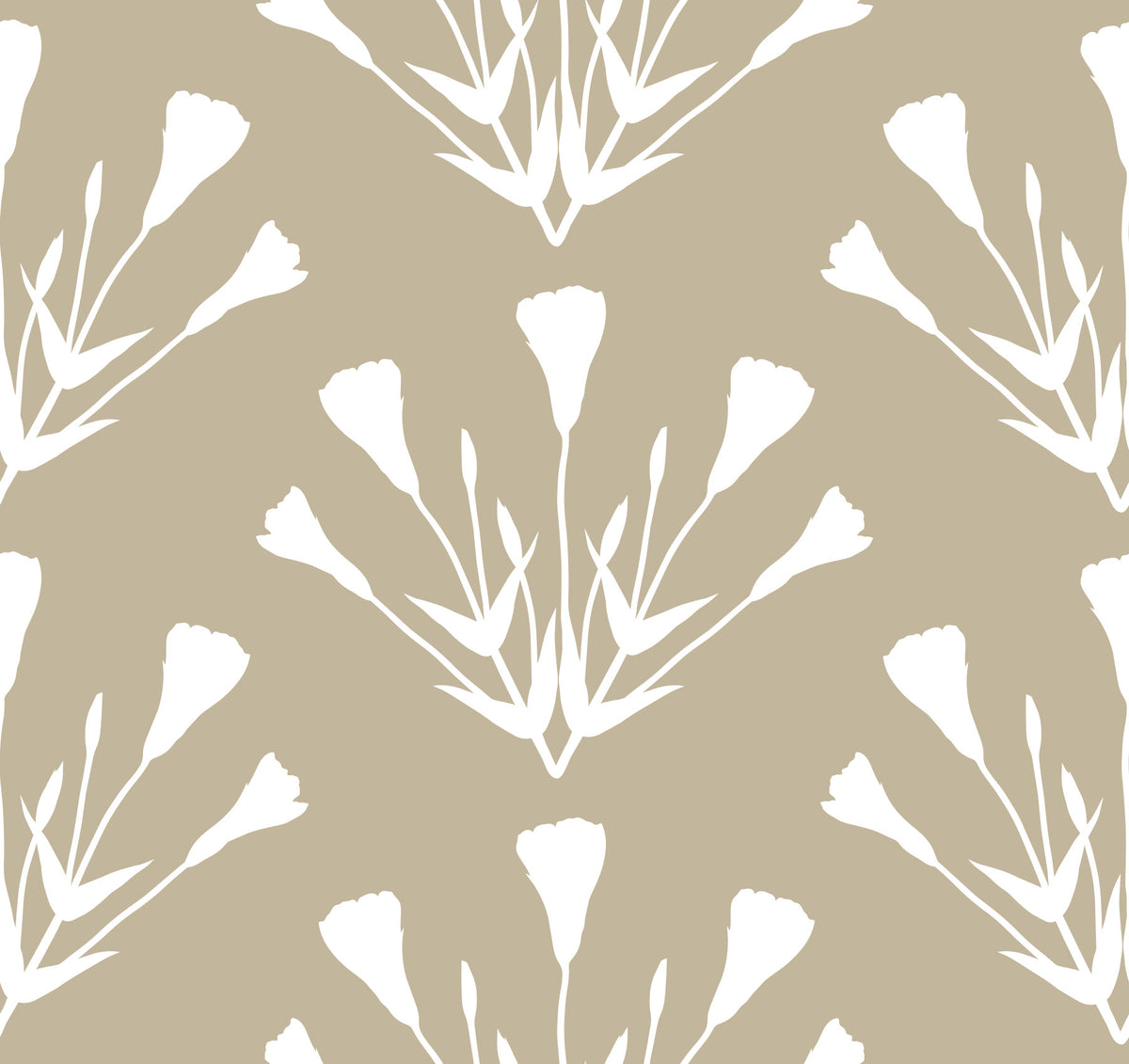 Minimalist Botanical Silhouette Sprigs Wallpaper⁠