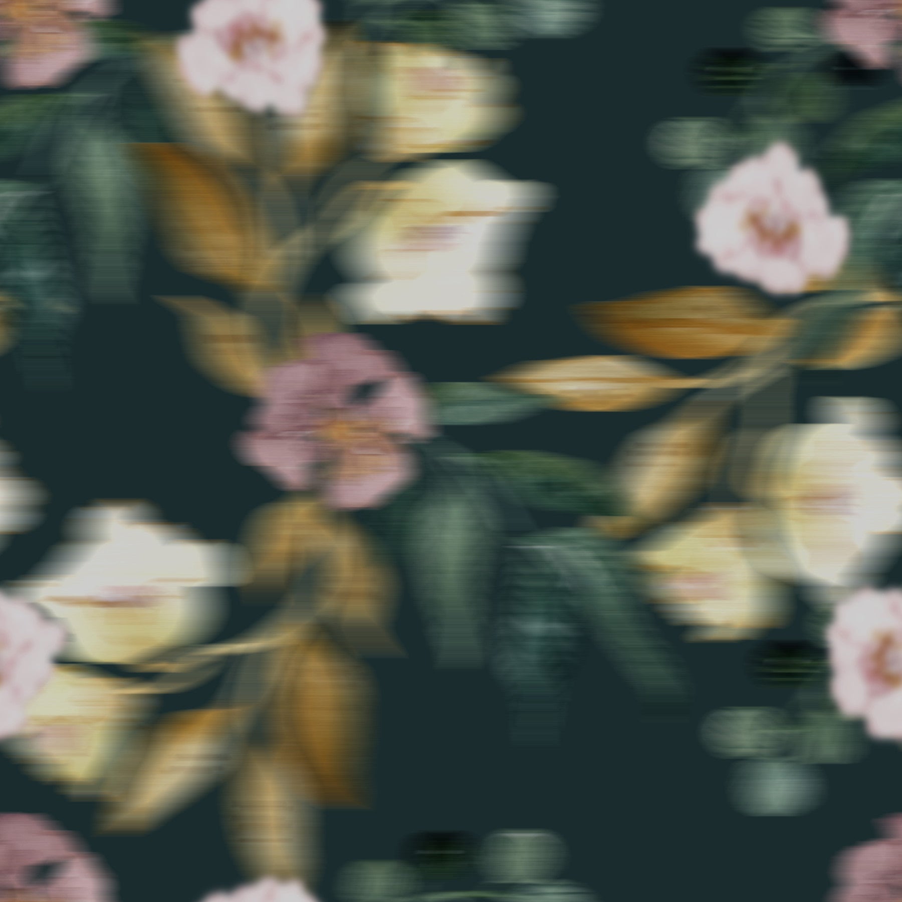 Blurred Botanical Garden Meadow Wallpaper⁠