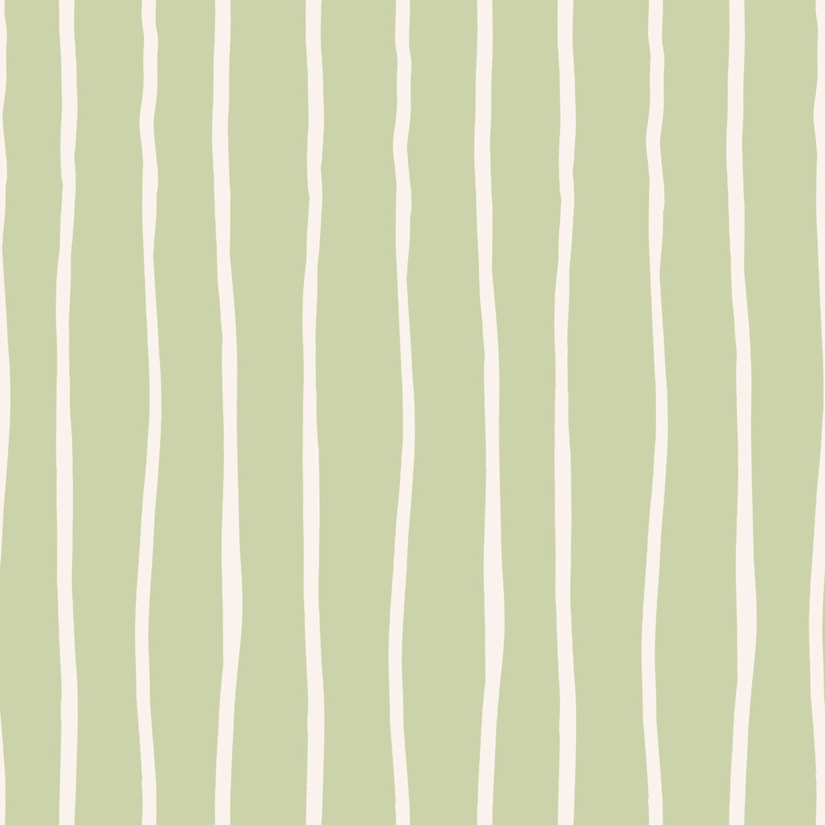 Soft Sage Hand-Drawn Vertical Stripes Wallpaper⁠ in your room