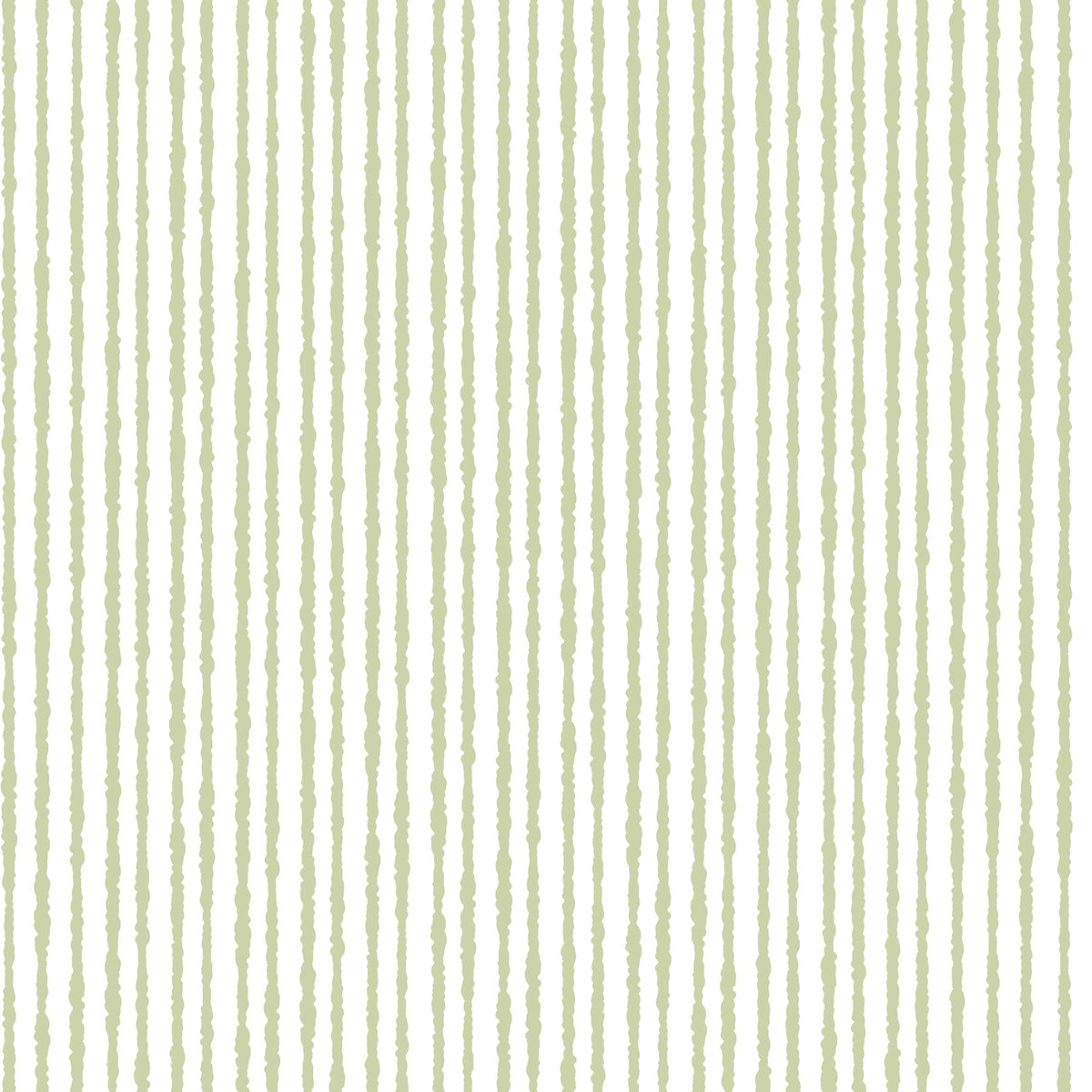 Sage Green Hand-Drawn Vertical Stripes Wallpaper⁠