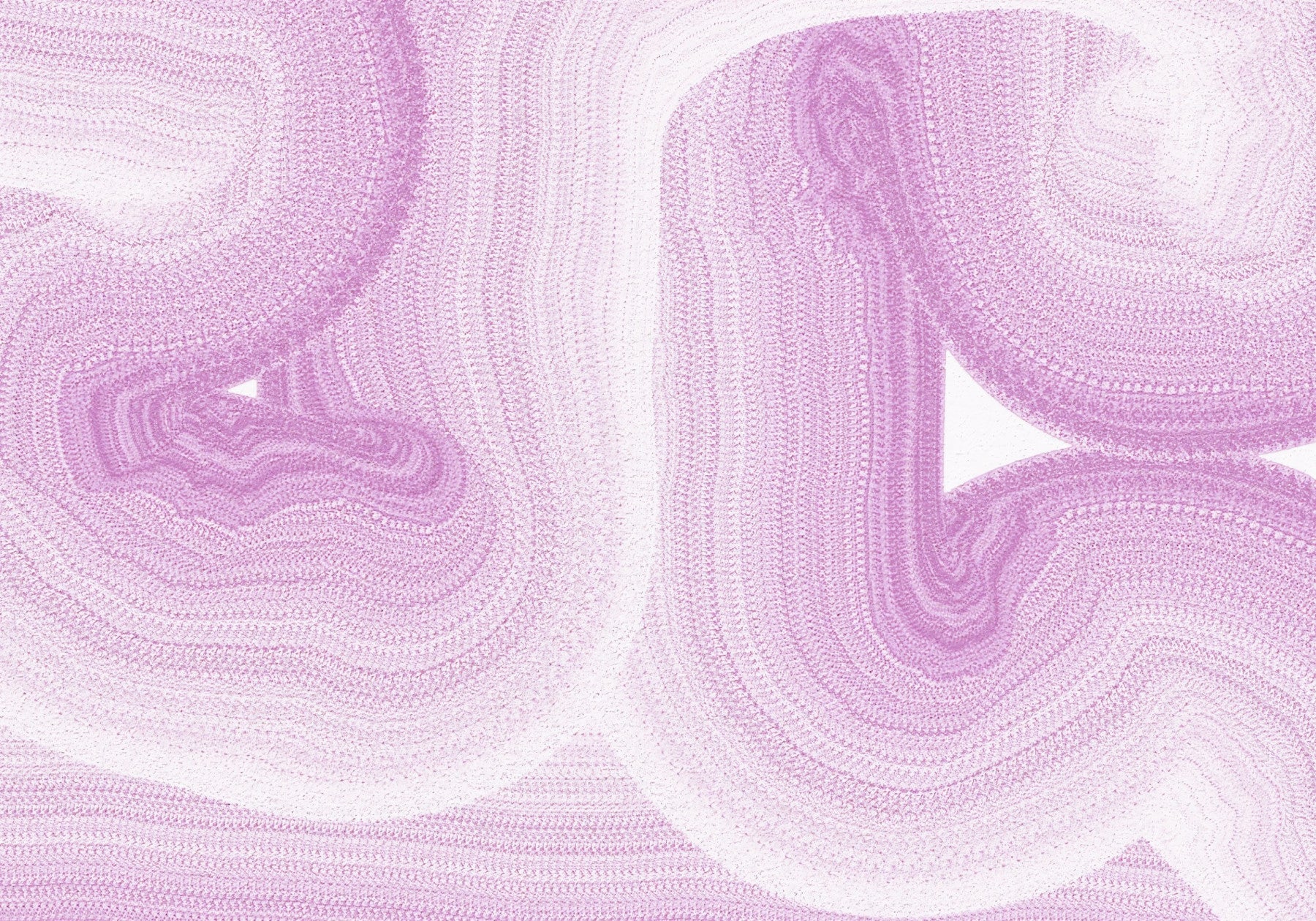 Soft Lavender Fluid Marble Flow Wall Mural