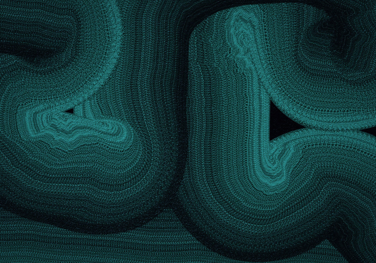 Deep Ocean Swirls Wall Mural in your room