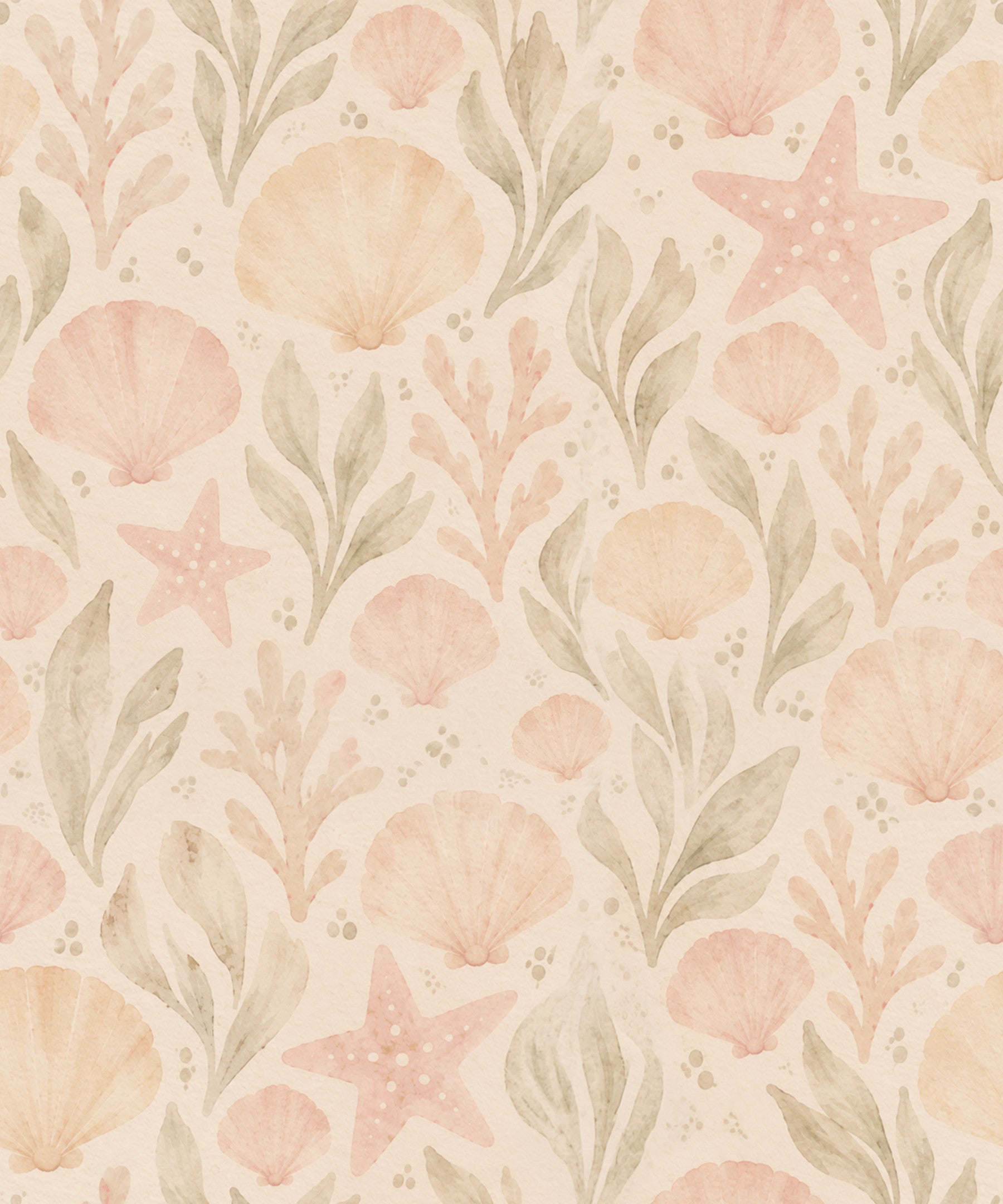 Seashell Garden Wallpaper⁠