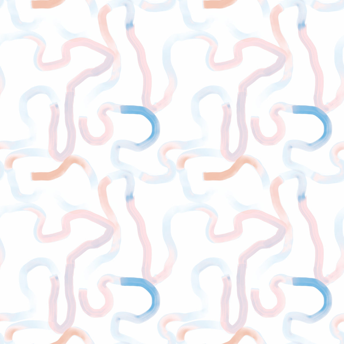 Soft Pastel Ribbon Motion Wallpaper⁠ in your room