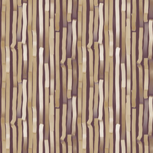 Neutral Brushstroke Vertical Stripes Wallpaper⁠