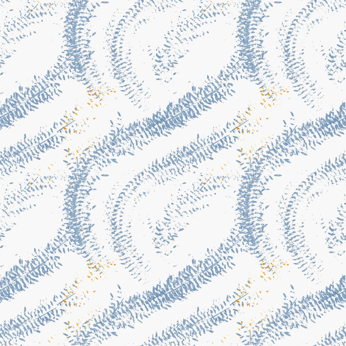 Indigo Wave Botanical Arches Wallpaper⁠ in your room