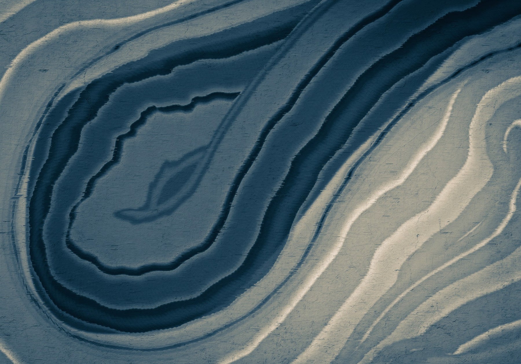 Abstract Ink Wash Flow Wall Mural