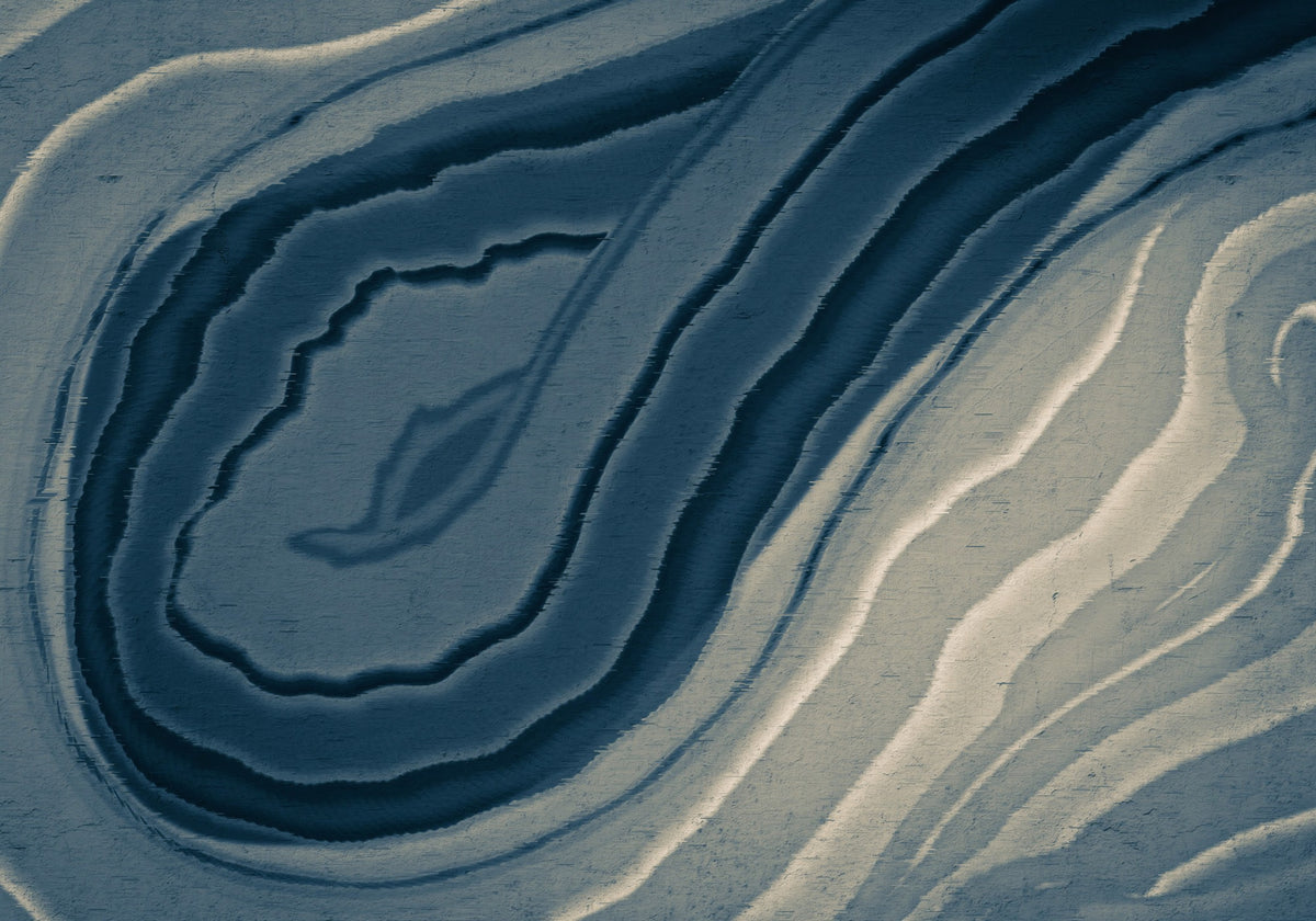 Abstract Ink Wash Flow Wall Mural