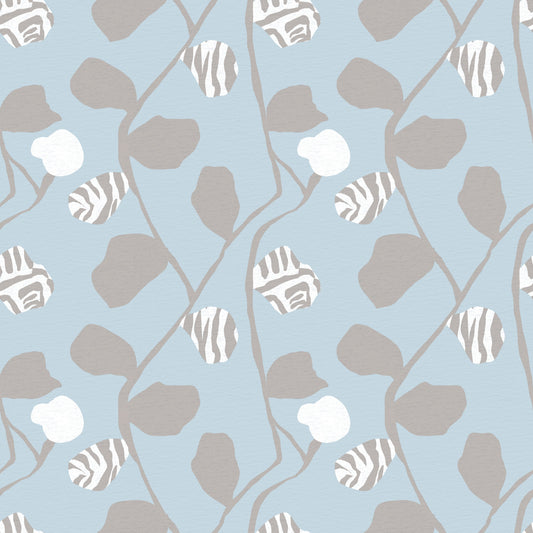 Soft Serenity Botanical Trail Wallpaper⁠