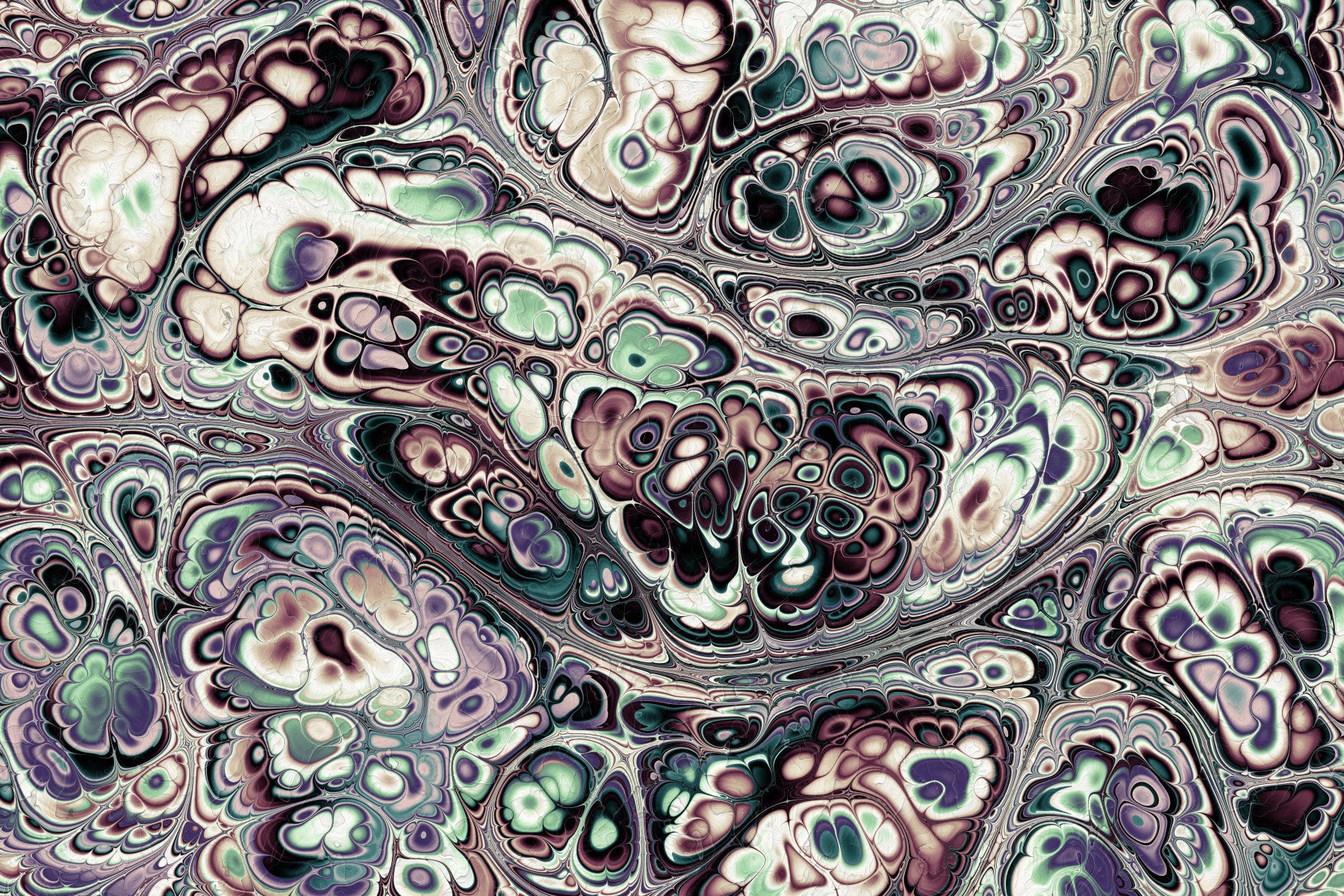 Mystic Marble Abstract Organic Flow Wall Mural