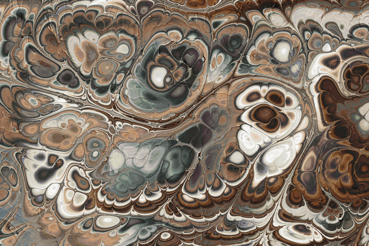 Luxury Brown Marble Abstract Texture Wall Mural in your room