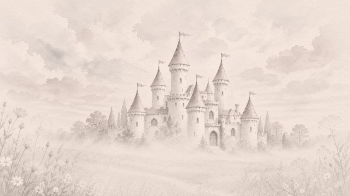 Castle Dreams – Vintage Cream Wall Mural in your room