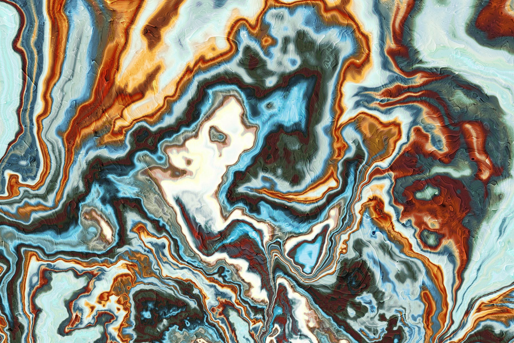Liquid Marble Swirl Abstract Wall Mural