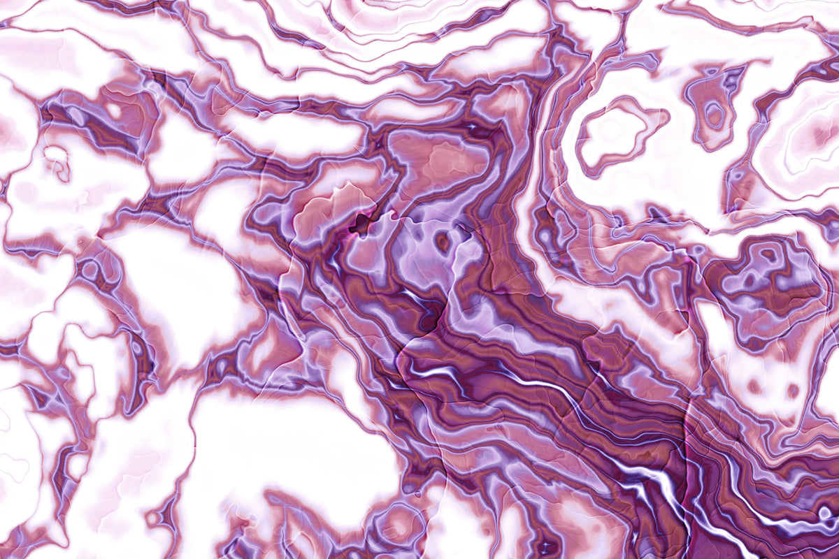 Amethyst Marble Flow Liquid Art Wall Mural in your room