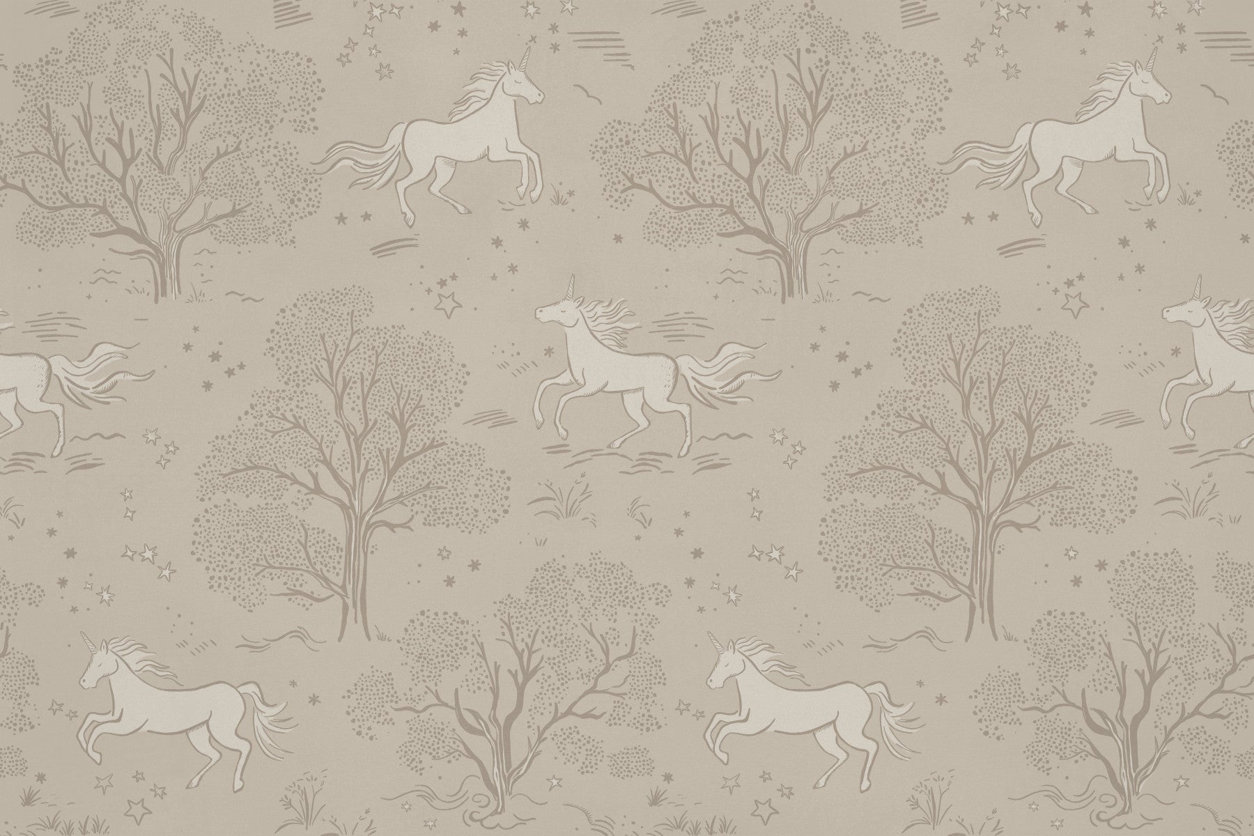 Magical Unicorn Dreamland – Sandstone Wall Mural Wall Mural