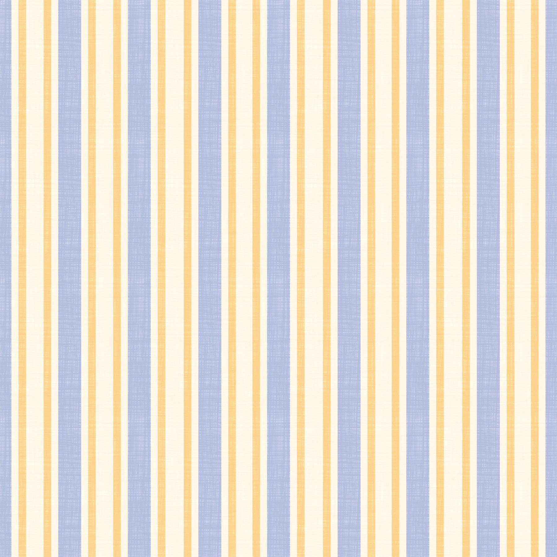 Ivy League Faux Linen Vertical Stripes - Butter Lilac And Cream Wallpaper⁠