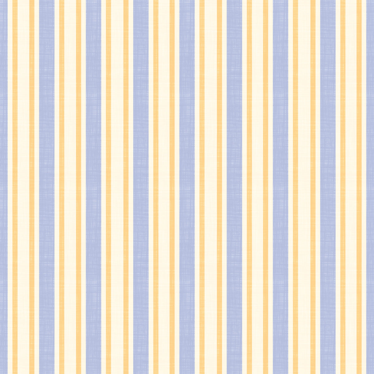 Ivy League Faux Linen Vertical Stripes - Butter Lilac And Cream Wallpaper⁠ in your room