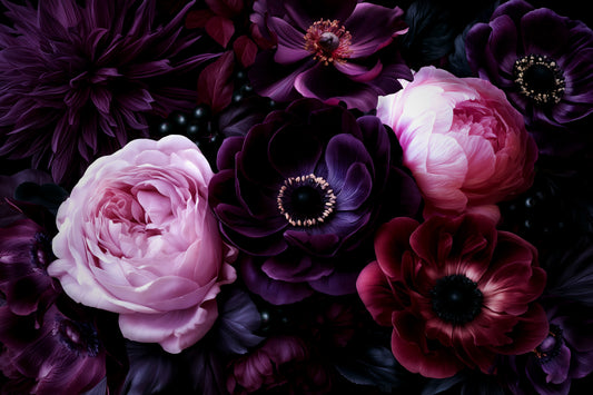 Dramatic Moody Botanical Garden Wall Mural